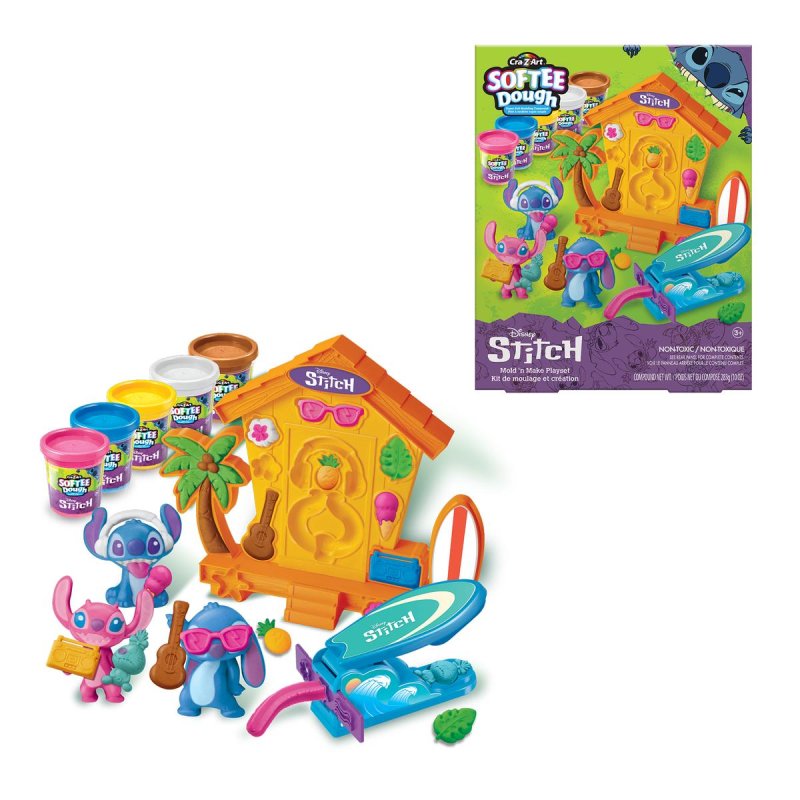 Cra-Z-Art - Disney Stitch Softee Dough Figure Maker (CRDOUGH50D)