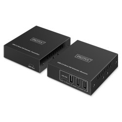 Digitus USB 3.2 Gen1 CAT Extender 5Gbps 3xA/1xC 100m
