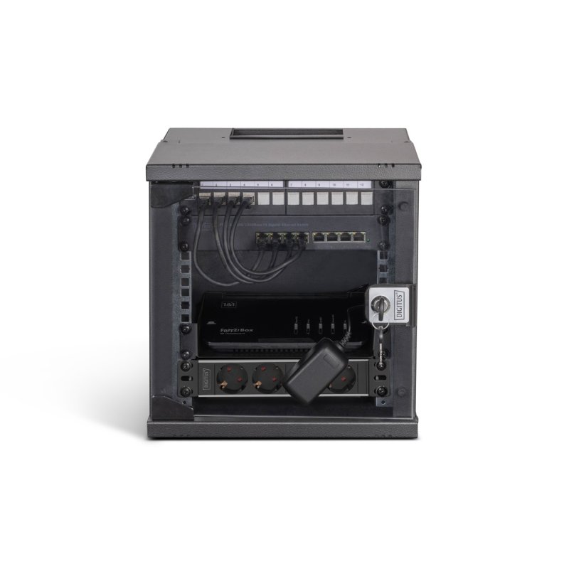 Digitus SOHO Pro network set, 254 mm (10") - 6U, 315 x 300 mm (W x D)