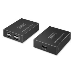 Digitus USB 2.0 CAT Extender, 4 Port USB-A, 150m
