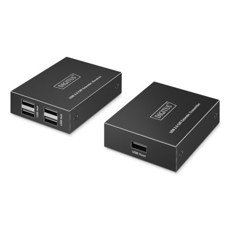 Digitus USB 2.0 CAT Extender, 4 Port USB-A, 150m