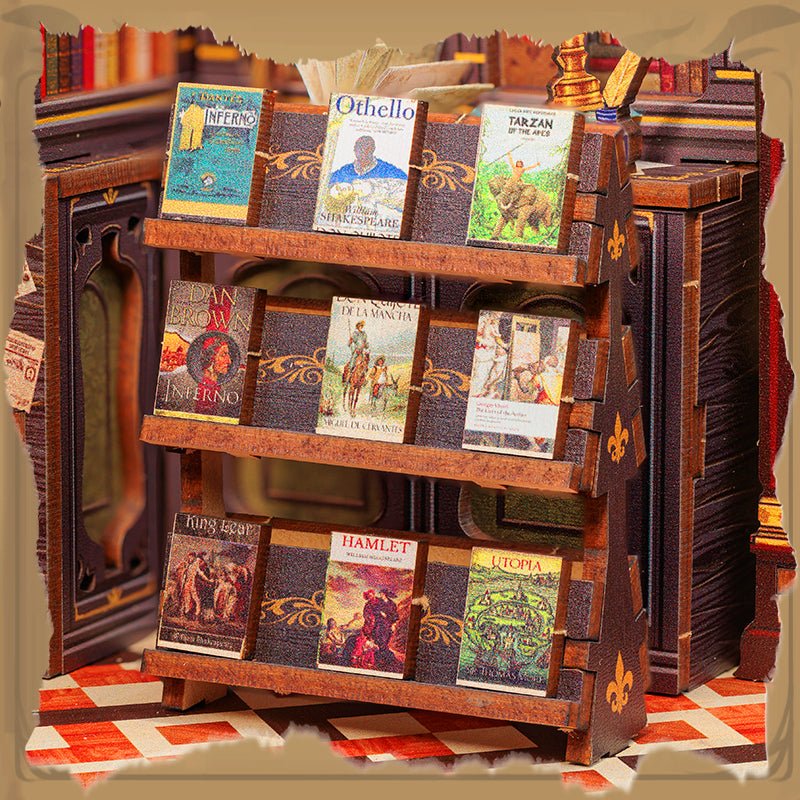 Spielmanufaktur Bausatz Die Buchhandlung DIY book nook