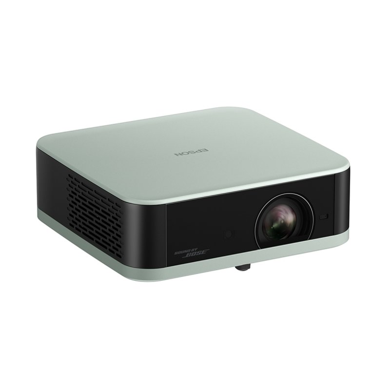 Epson Lifestudio Pop - EF-61G stylisher Smart-Projektor Eisgrün mit Sound by Bose und Google TV