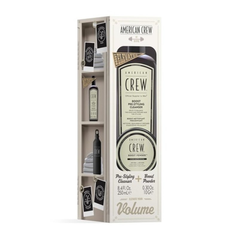American Crew Boost Duo Set with Pre-Styling Cleanser 250ml and Boost Powder