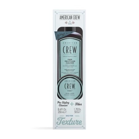 American Crew Fiber Duo Set with Fiber Pre-Styling Cleanser 250ml