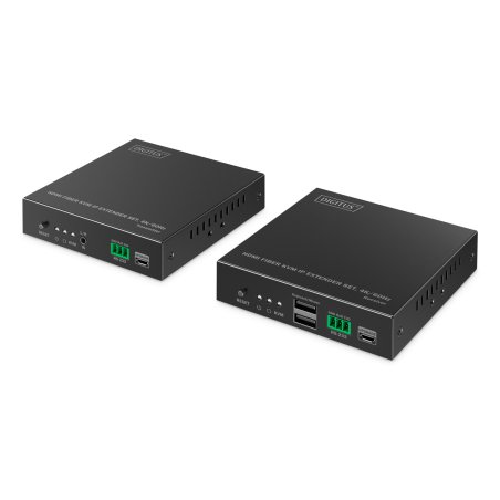 Digitus Kit d'extension KVM IP HDMI à fibre optique, 4K/60Hz