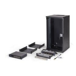 Digitus Kit réseau SOHO Pro, 254 mm (10") - 12U, 315 x 300 mm (l x p)