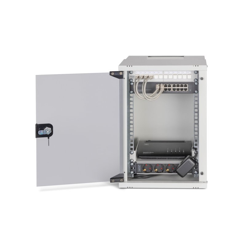 Digitus SOHO Pro network set, 254 mm (10") - 9U, 315 x 300 mm (W x D)