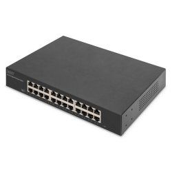 Digitus Commutateur Gigabit 24 ports, 19 pouces, non administrable
