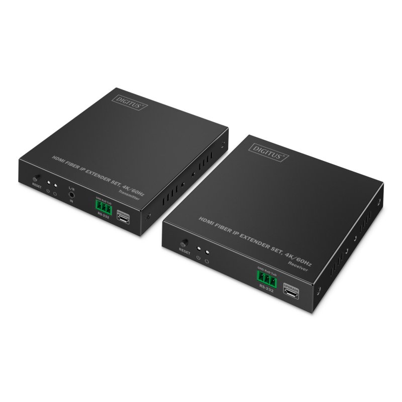 Digitus Kit extender HDMI Fiber IP, 4K/60Hz