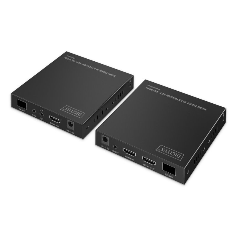 Digitus HDMI Fiber IP Extender Set, 4K/60Hz