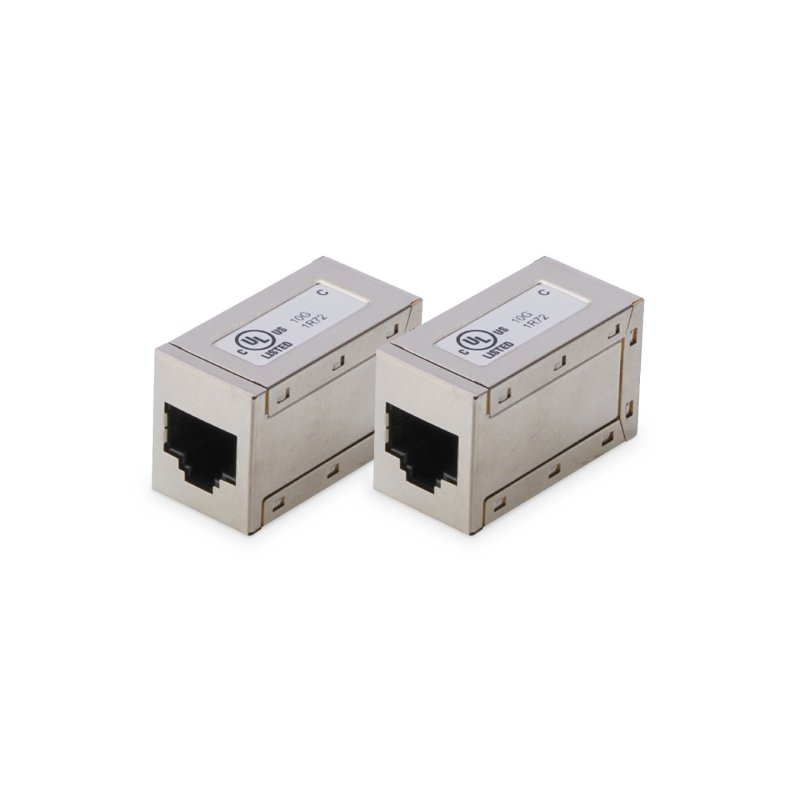 Digitus CAT 6, modular couplers, shielded - 2 pieces