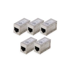 Digitus CAT 6, modular couplers, shielded - 5 pieces