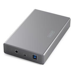 Digitus Boîtier pour disque dur USB 3.0, 3,5", SATA, 16TB, aluminium