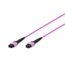 Digitus Fiber Optic Patchcord, MPO, Female, OM4, Method A, 20m