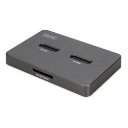 Digitus Station d'accueil SSD M.2 NVMe M.2 SATA avec lecteur de carte SD-Express, USB-C™
