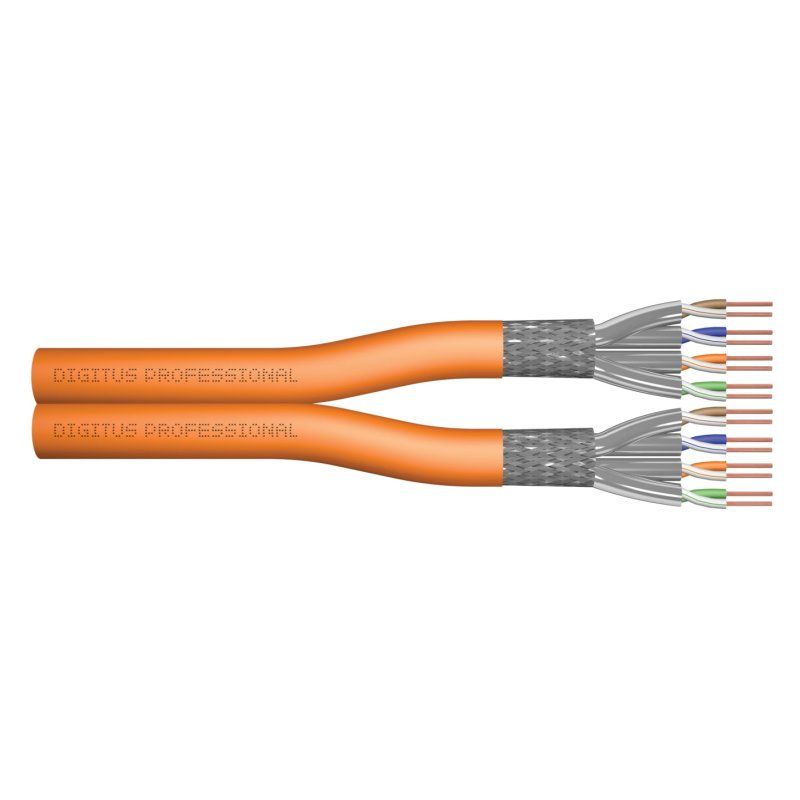 Digitus Câble de pose CAT 7 S/FTP, 500 m, duplex, B2ca-s1a,d0,a1