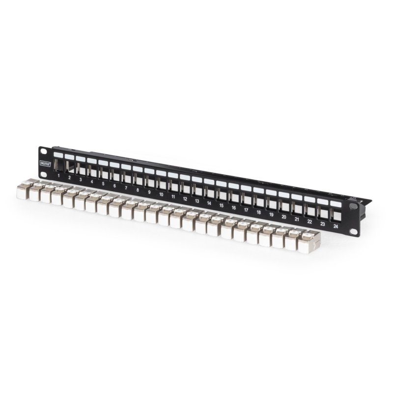 Digitus Modular patch panel, 24-port equipped with 24x DN-93615