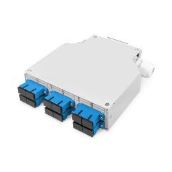 Digitus Boîte pour profilés à fibres optiques, OS2, équipée, avec adaptateur SC et pigtail