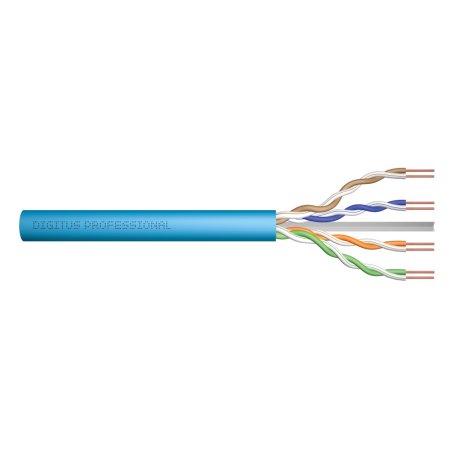 Digitus Câble de pose CAT 6A U/UTP, 305 m, simplex, Cca