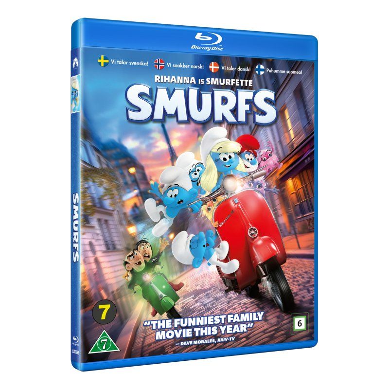 SF Studios Smurfs Blu-ray Full HD Danish, English, Finnish, Norwegian, Swedish