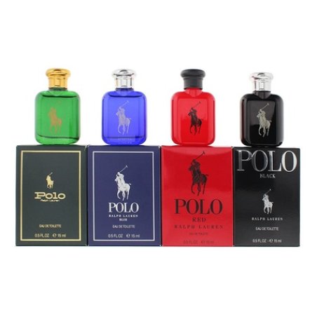 Ralph Lauren Polo Miniatures 4 X 15ml Fragrances For Men