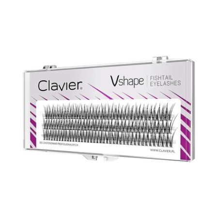 Clavier False Eyelashes V-Shaped Fishtail 12mm