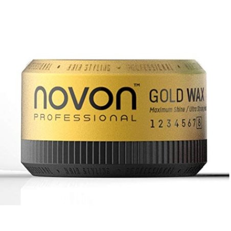 Novon Professional Gold Wax 50ml Aqua Hair Wax Travel Size Pleasant Scent