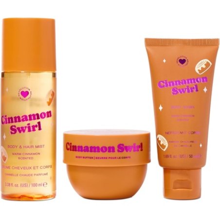 I Heart Revolution Cinnamon Swirl Gift Set 3 Piece Bath & Body Trio