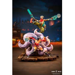 LEAGUE OF LEGENDS - Ekko & Ahri - Statuette Diorama 1/10 30cm