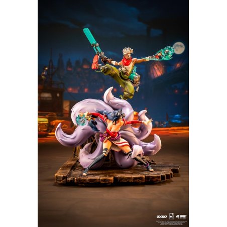 LEAGUE OF LEGENDS - Ekko & Ahri - Statuette Diorama 1/10 30cm