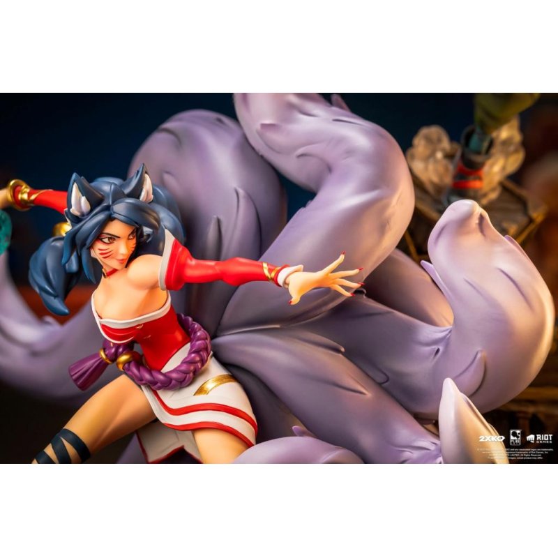LEAGUE OF LEGENDS - Ekko & Ahri - Statuette Diorama 1/10 30cm