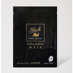 Glamfox Black Snail Mucin Collagen Face Mask Sheet 23ml