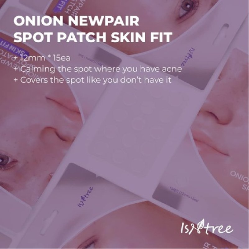 Isntree Onion Newpair Spot Patch Skin Fit 15 Patches 12mm