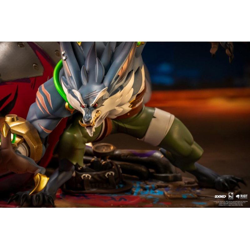 LEAGUE OF LEGENDS - Jinx & Warwick - Statuette Diorama 1/10 37cm