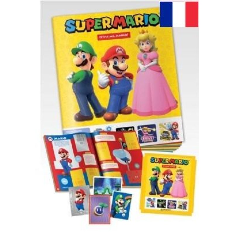 SUPER MARIO - Panini Starter Pack (1 album 3 packets) - FR