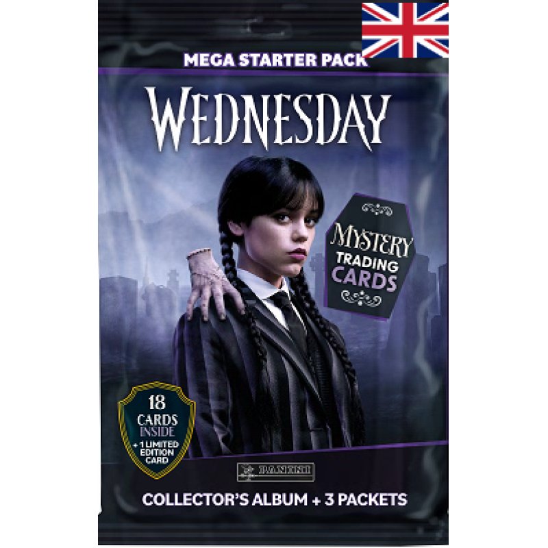 MERCREDI - Panini Trading cards (1 col 3 poch 1 Ed lim.) - ENG