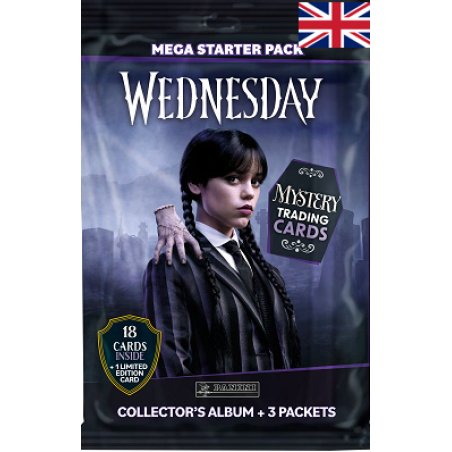 MERCREDI - Panini Trading cards (1 col 3 poch 1 Ed lim.) - ENG