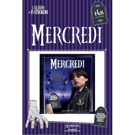 MERCREDI - Panini Starter Pack (1 album 3 packets) - FR