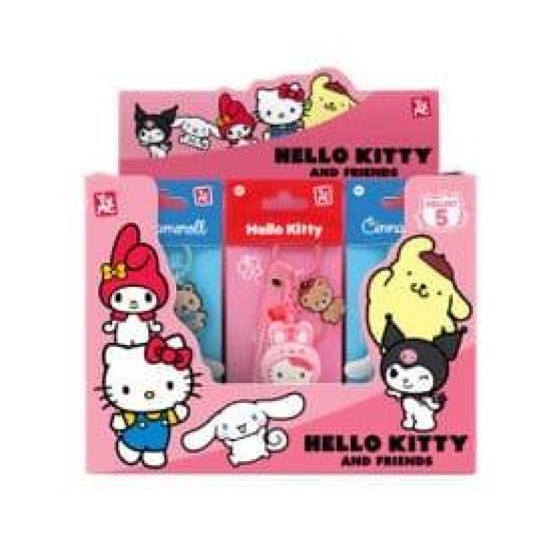HELLO KITTY - Light-Up Star Series - Assortiment 9 Porte-Clés 6-7cm