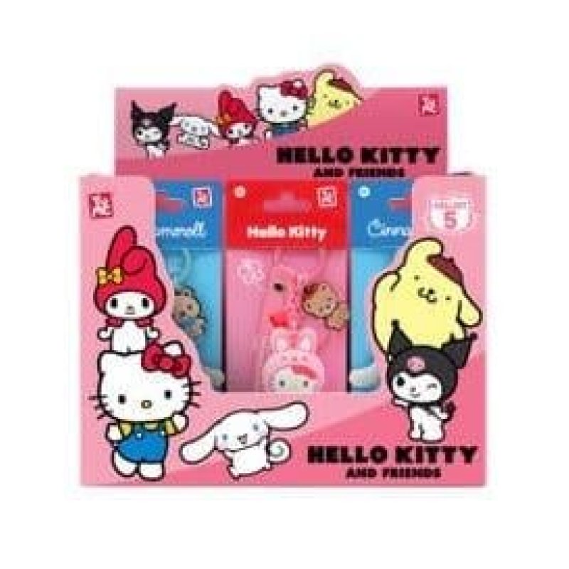 HELLO KITTY - Peach Series - Assortiment 12 Porte-Clés 6-7cm