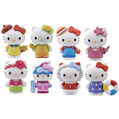 HELLO KITTY - Four Season Series -Assortiment 12 Fig. 7cm Blind Box