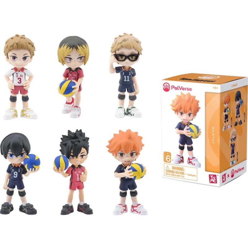 HAIKYU - Blind Box - Assortiment 6 Figurines 9cm