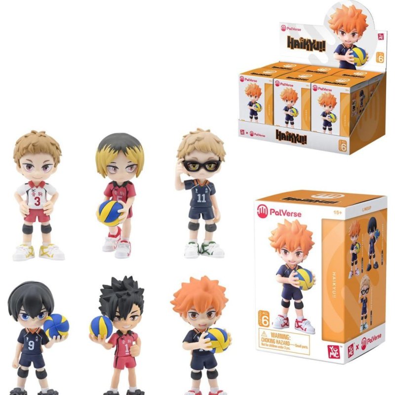 HAIKYU - Blind Box - Assortiment 6 Figurines 9cm