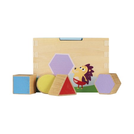 DR - Børste Shape Sorter, 4 Figures (6-287)