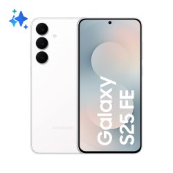 Samsung Galaxy S25 FE 256GB White EU 17,11 cm (6,7") OLED Display, Android 16, 50MP Triple-Kamera