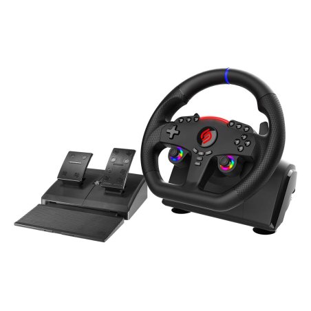 Subsonic Superdrive 270 GT-5 Black USB Steering wheel Pedals Nintendo Switch, Nintendo Switch 2, PC, PlayStation 4,