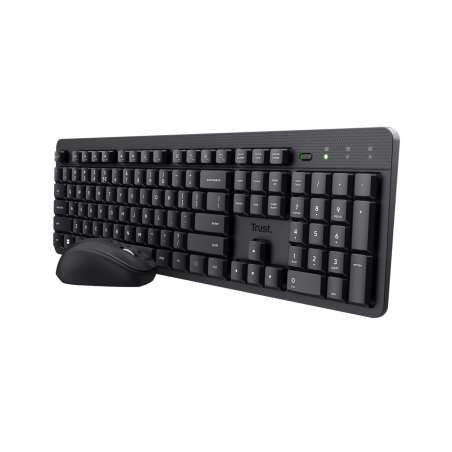 Trust Ody II clavier Souris incluse Bureau RF sans fil QWERTY Nordique Noir