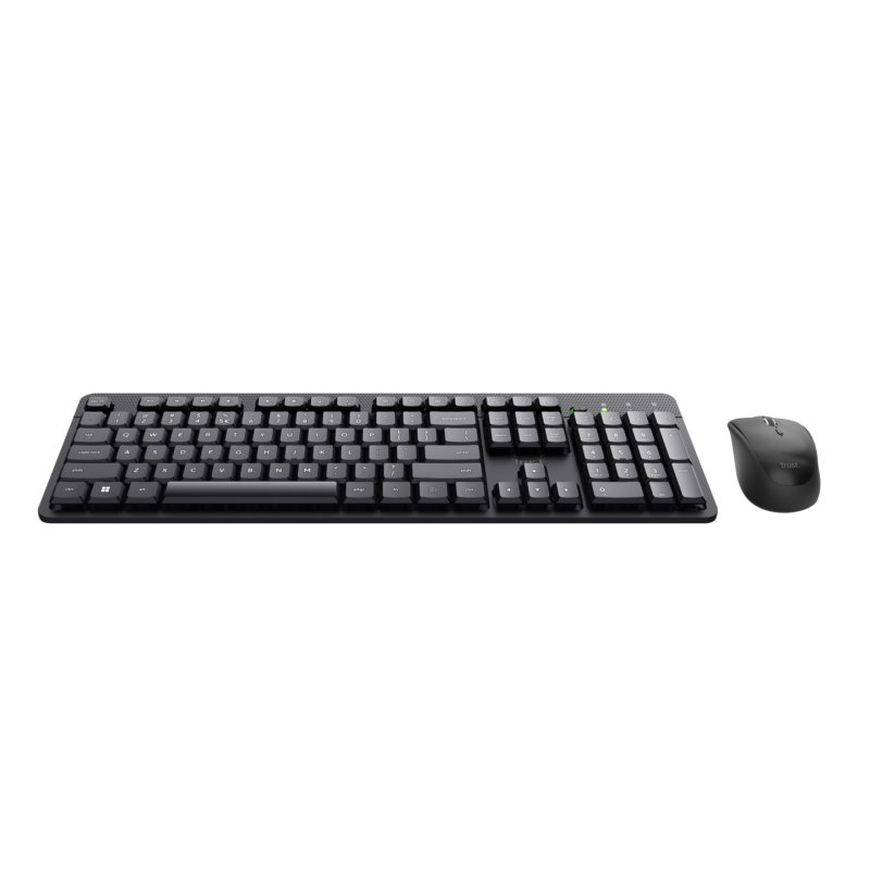 Trust Ody II clavier Souris incluse Bureau RF sans fil QWERTY Nordique Noir