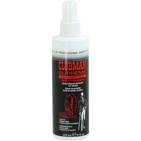 Clubman Supreme Hair Spray Non Aerosol Styling And Grooming Spray, 8 Oz